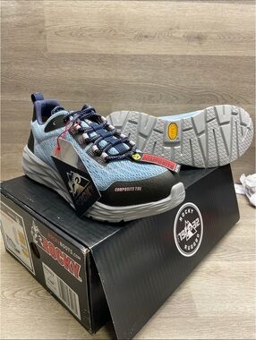 Rocky Women's Light Blue and Black Composite Toe Sneaker #346